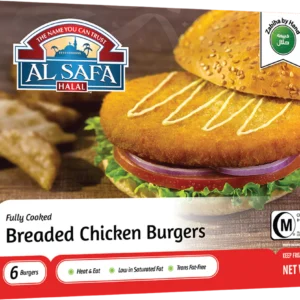 Al Safa Breaded Chicken Burgers 6 pc